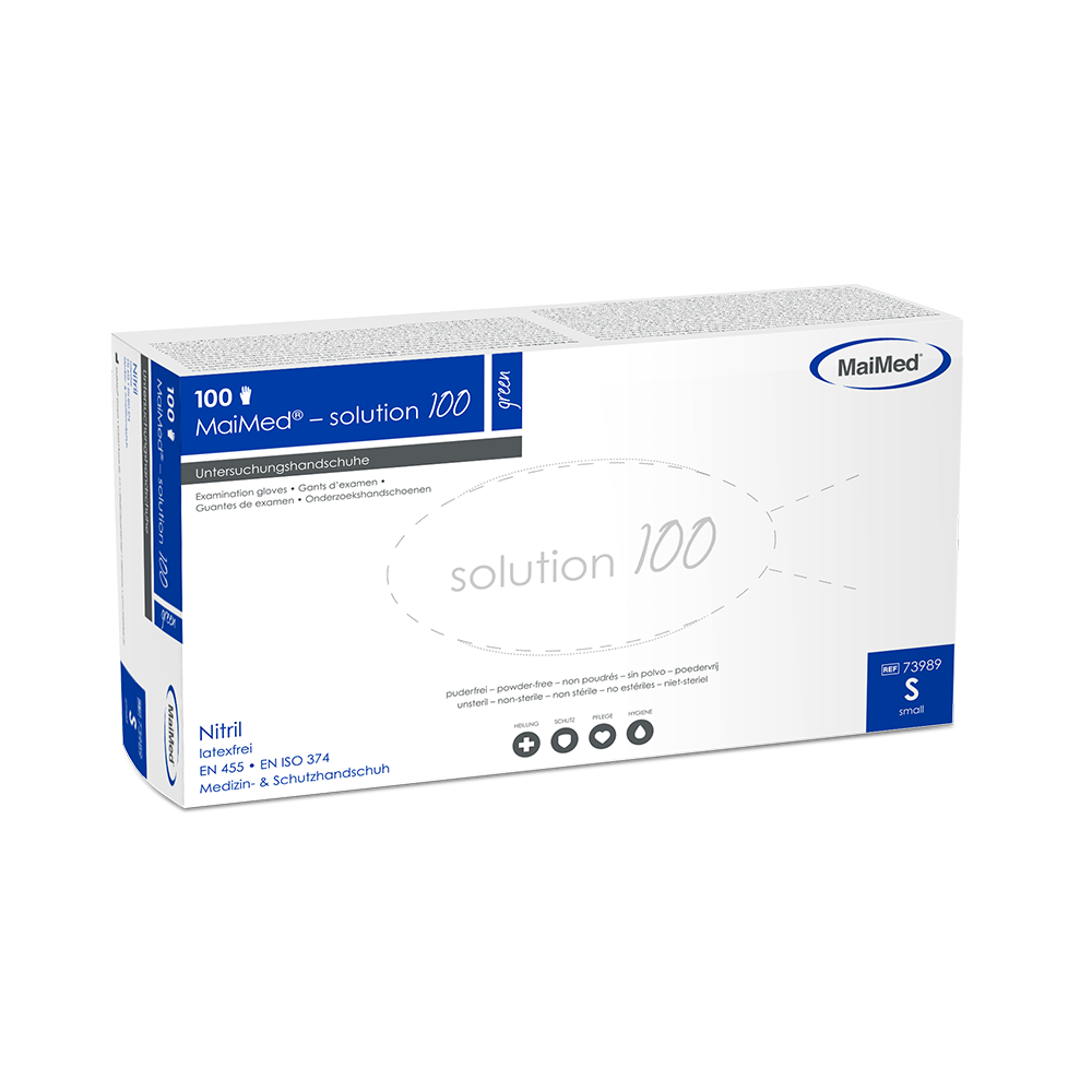 MaiMed-solution 100 Nitrilhandschuhe, blau