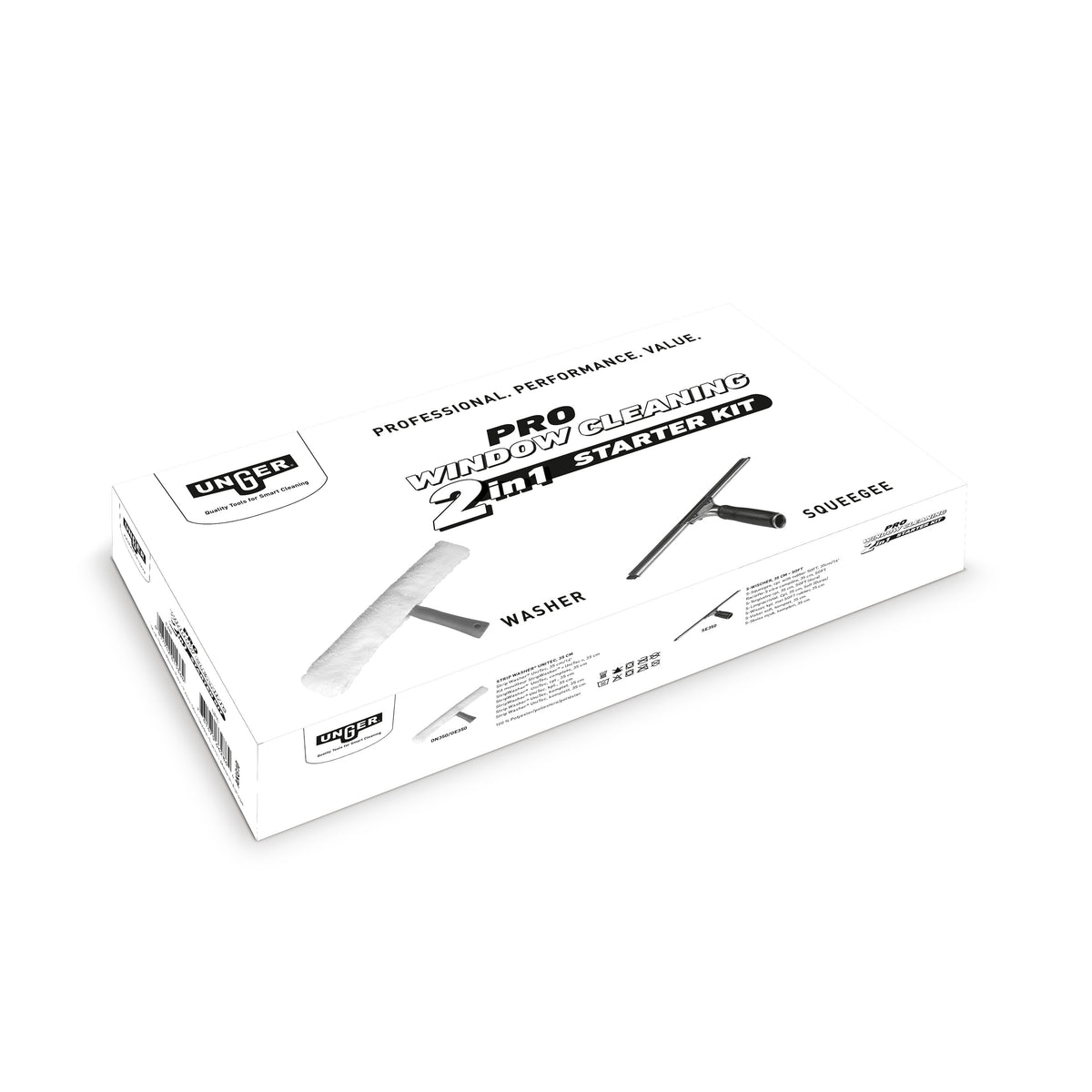 Unger PRO GLASREINIGUNGSSETS STARTER KIT 2-in-1