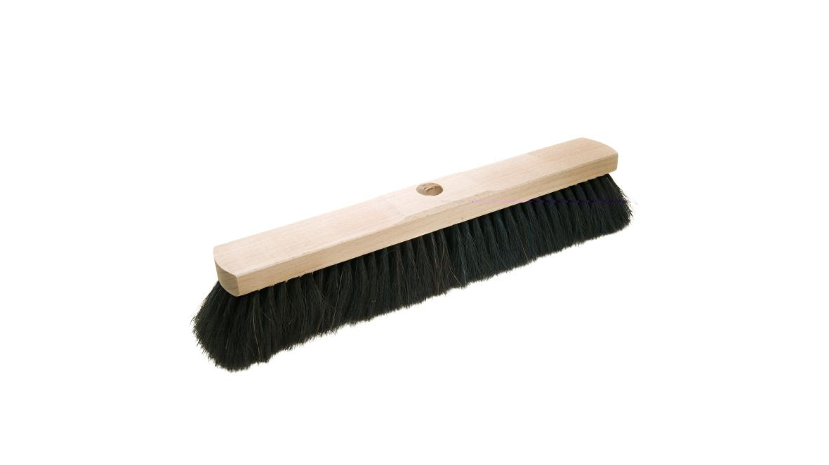 Saalbesen 40 cm Naturhaar, mit Stielloch