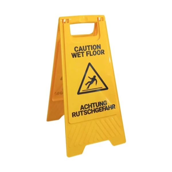 Warnschild "ACHTUNG RUTSCHGEFAHR"