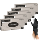 MaiMed-Nitril Black Nitrilhandschuhe, Einweg, schwarz