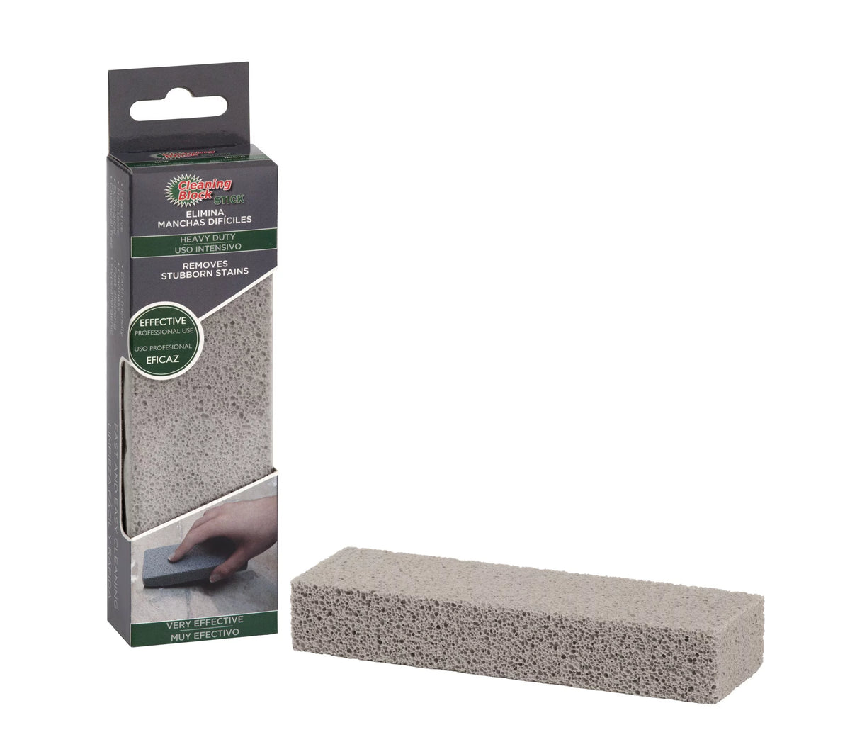 Cleaning Block, Reinigungs-Stick, grauer Bimsstein