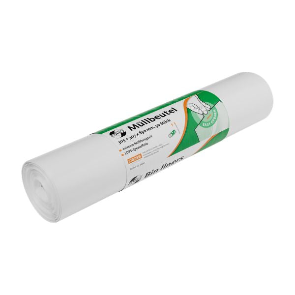 Deiss Abfallbeutel 60-80 Ltr. weiß, LDPE/First Plus 36005