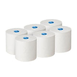 Kimberly-Clark Kleenex Papierhandtücher, 250 m, 1-lg., weiß, 6 Rollen